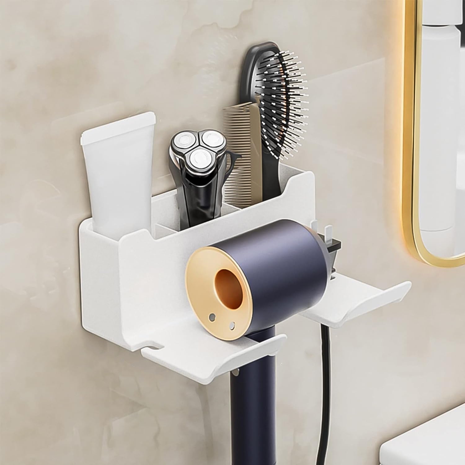 Wall Mount Hair Blower Holder Wall Mount Hair Blower Holder
